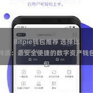 Bitpie钱包推荐 选择比特派：最安全便捷的数字资产钱包