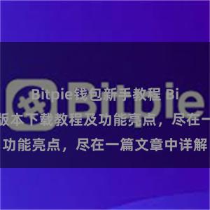 Bitpie钱包新手教程 Bitpie钱包最新版本下载教程及功能亮点，尽在一篇文章中详解