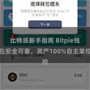 比特派新手指南 Bitpie钱包安全可靠，资产100%自主掌控