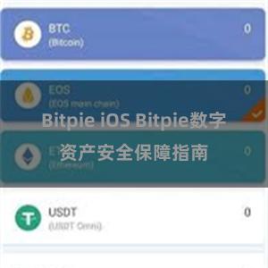 Bitpie iOS Bitpie数字资产安全保障指南