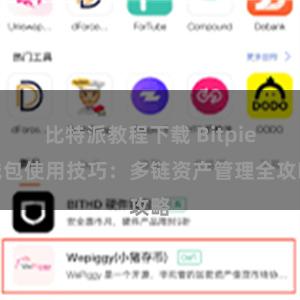 比特派教程下载 Bitpie钱包使用技巧：多链资产管理全攻略