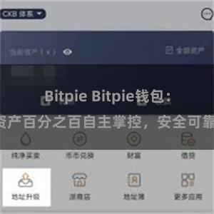 Bitpie Bitpie钱包：资产百分之百自主掌控，安全可靠！