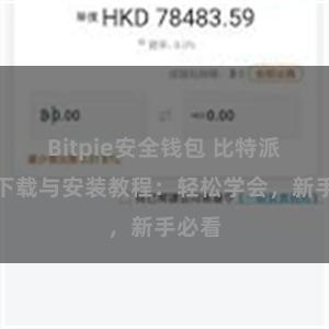 Bitpie安全钱包 比特派钱包下载与安装教程：轻松学会，新手必看