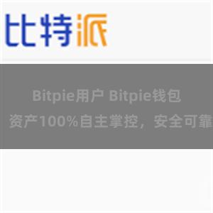 Bitpie用户 Bitpie钱包：资产100%自主掌控，安全可靠。